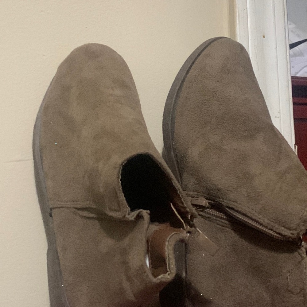 brown booties
